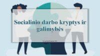 Socialinio darbo kryptys