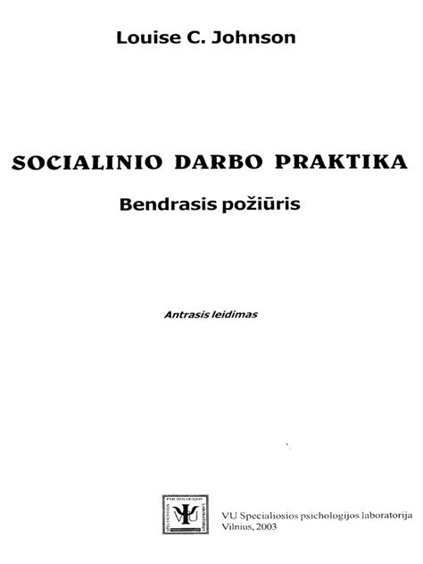 Socialinio darbo praktika
