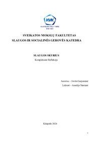 Socialinio darbo skyrius