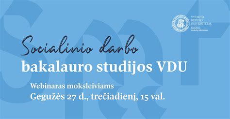 Socialinio darbo studijos VDU