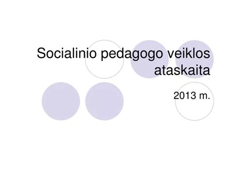 Socialinio pedagogo logotipas