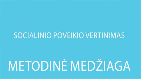 Socialinio poveikio vertinimas