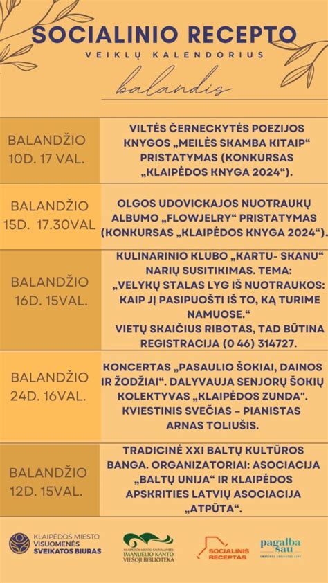 Socialinio recepto pavyzdys