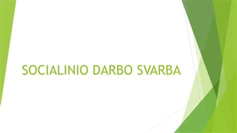 Socialinio stabilumo svarba