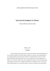 Socialinis darbas su šeima