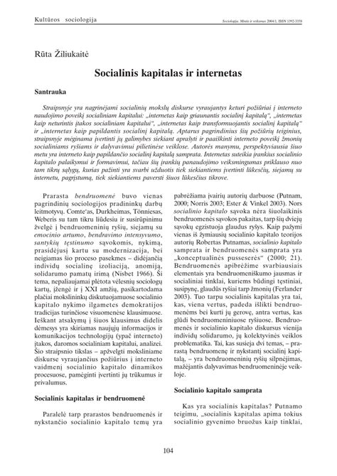 Socialinis kapitalas ES