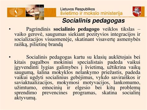 Socialinis pedagogas bendruomenėje