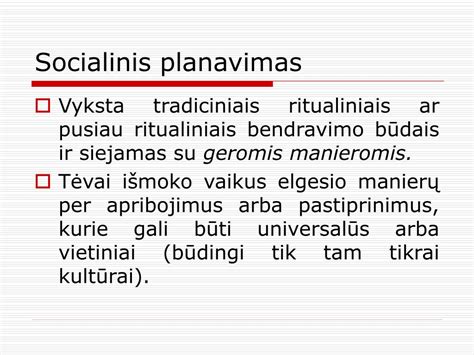 Socialinis planavimas