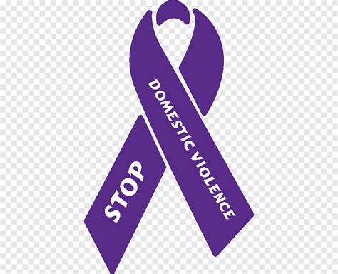 Stop domestic violence ribbon