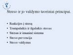 Streso valdymo būdai