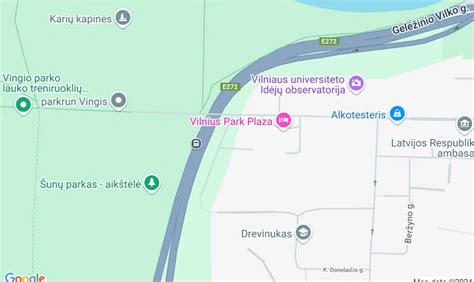 Taktilinis žemėlapis Vingio parke