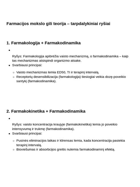 Tarpdalykiniai ryšiai