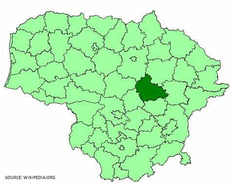 Ukmergės rajono žemėlapis