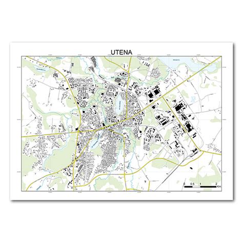 Utenos apskrities žemėlapis