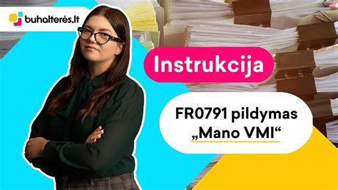 VMI forma FR0791 pavyzdys