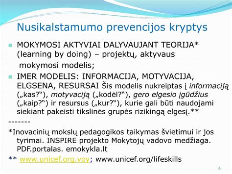 Vaikų nusikalstamumo prevencijos modelis