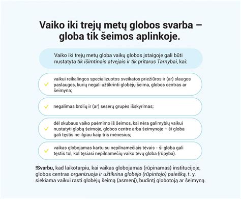 Vaiko globos simbolis