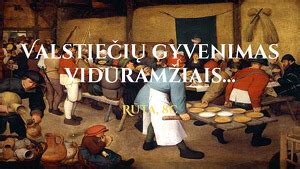 Valstiečių darbai viduramžiais