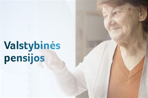Valstybinės pensijos infografikas