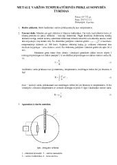 Varžos priklausomybė nuo temperatūros