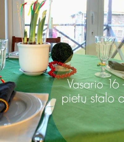 Vasario 16-osios stalo dekoras