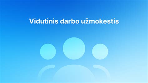 Vidutinis darbo užmokestis