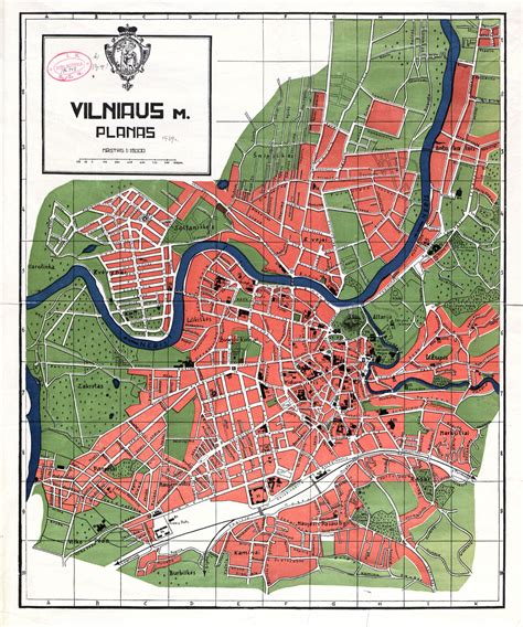 Vilniaus geležinkeliečių kolonijos planas